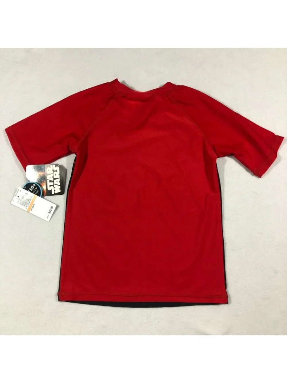 Star Wars Disney Swim Shirt Kids Boys Unisex 7 UPF 50+ Rashguard Top NEW $32